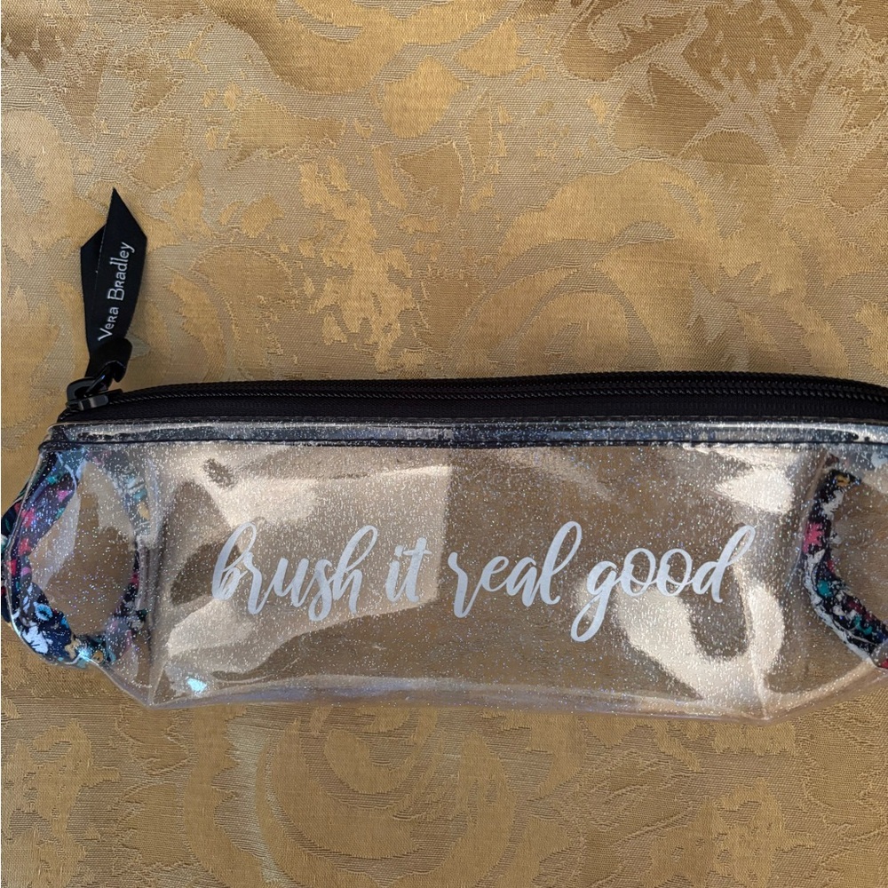 Vera Bradley Clear Cosmetic Pouch